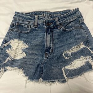 American Eagle Outfitters Women's Blue Denim Shorts